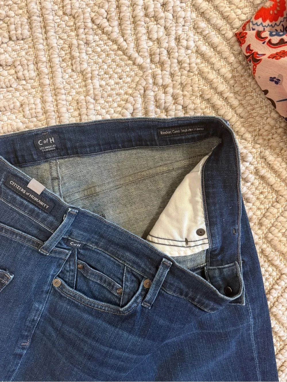 Citizens Of Humanity Rocket High Rise cropped jeans